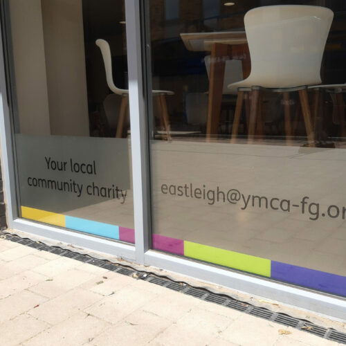 window signage by Appleton Signs